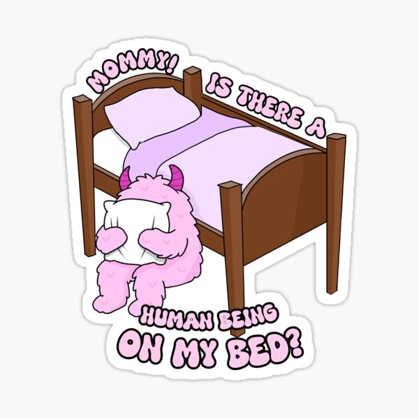 Scared Monster - Design Sticker