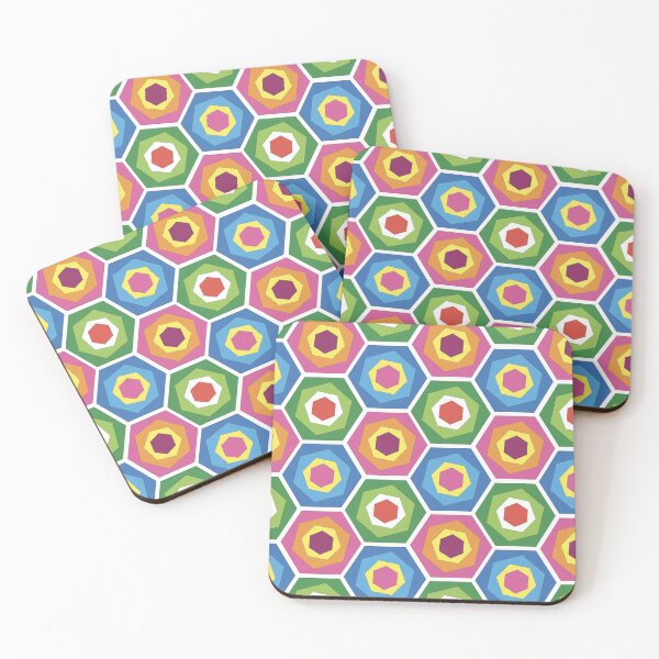 Item preview, Hexagon patterns designed and sold by Wolagno.