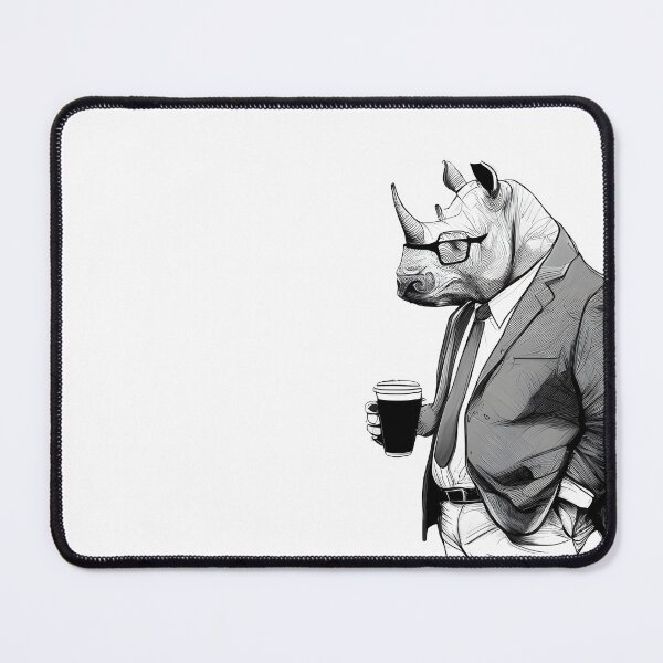 Item preview, Charging Brew The Coffee Rhino designed and sold by ShadowAndSlate.