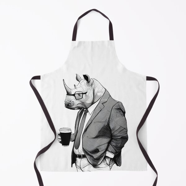 Item preview, Charging Brew The Coffee Rhino designed and sold by ShadowAndSlate.