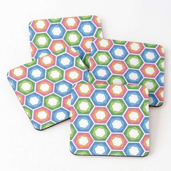 Item preview, Hexagon patterns designed and sold by Wolagno.