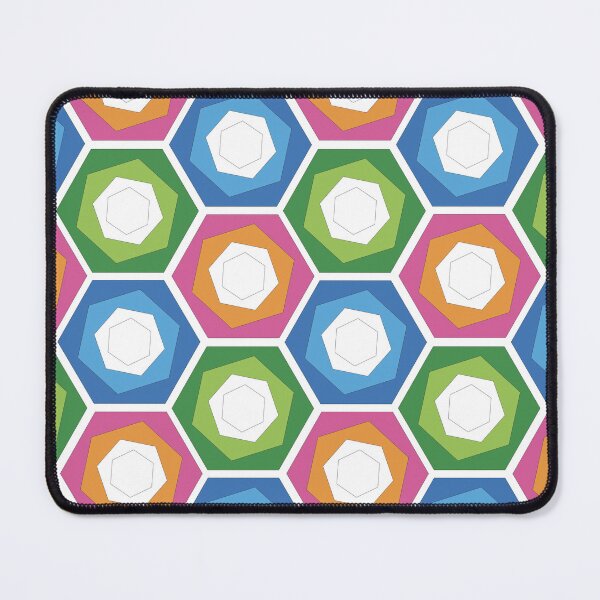 Item preview, Hexagon patterns designed and sold by Wolagno.