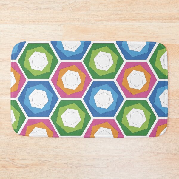 Item preview, Hexagon patterns designed and sold by Wolagno.