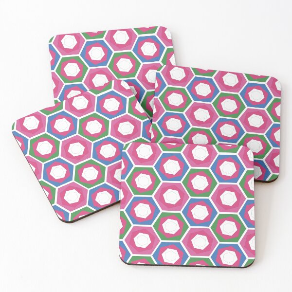 Item preview, Hexagon patterns designed and sold by Wolagno.