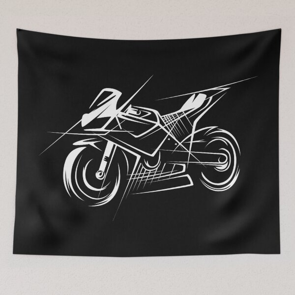 Item preview, Superbike Racing Sketch - Biker and Racing Fan designed and sold by AndreMi.