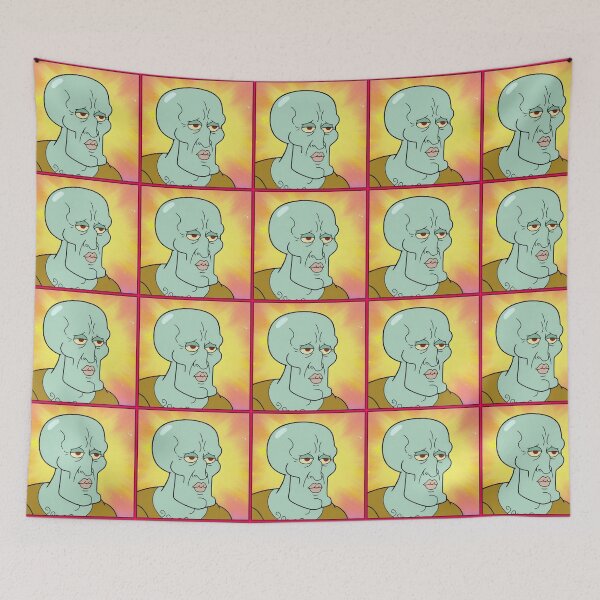 Item preview, Handsome Squidward designed and sold by SLOTH-SQUAD.