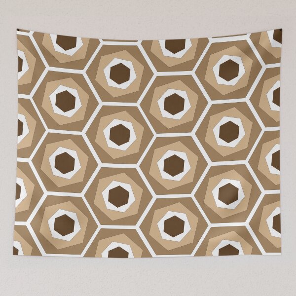 Item preview, Hexagon patterns designed and sold by Wolagno.