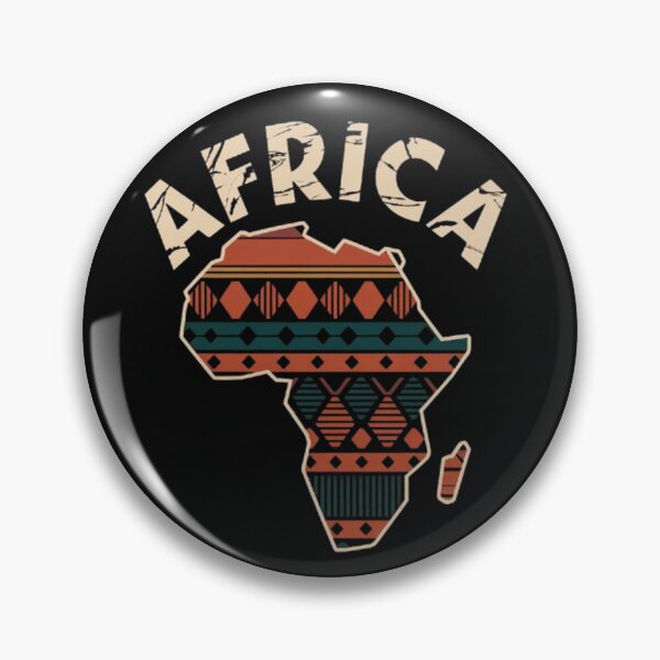 Item preview, Africa Map African Print Pattern Pan Africa designed and sold by Africa My Tribe.