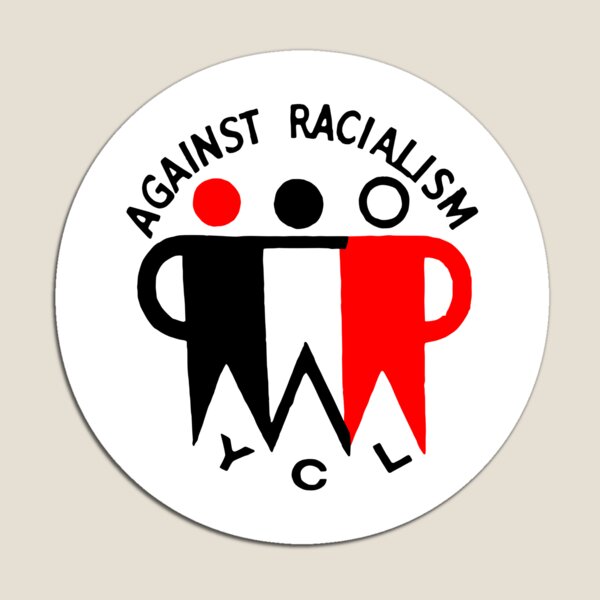 Vista previa del artículo con la obra «Contra el racismo», diseñado y vendido por Eat the Rich.