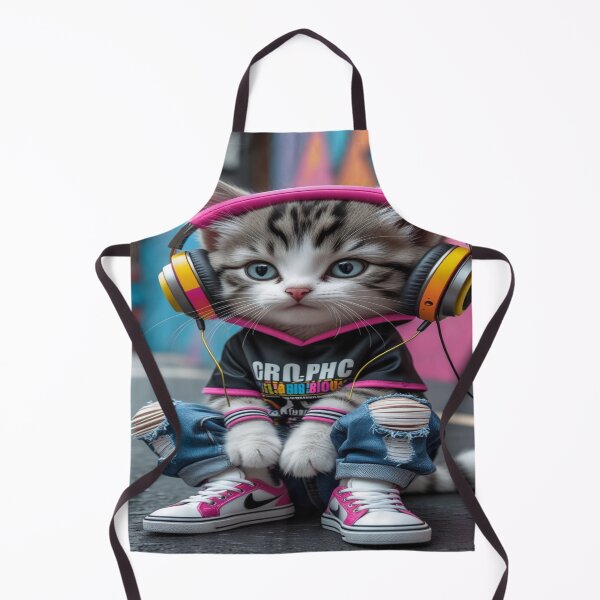 Item preview, Cat hears music designed and sold by saly55887.