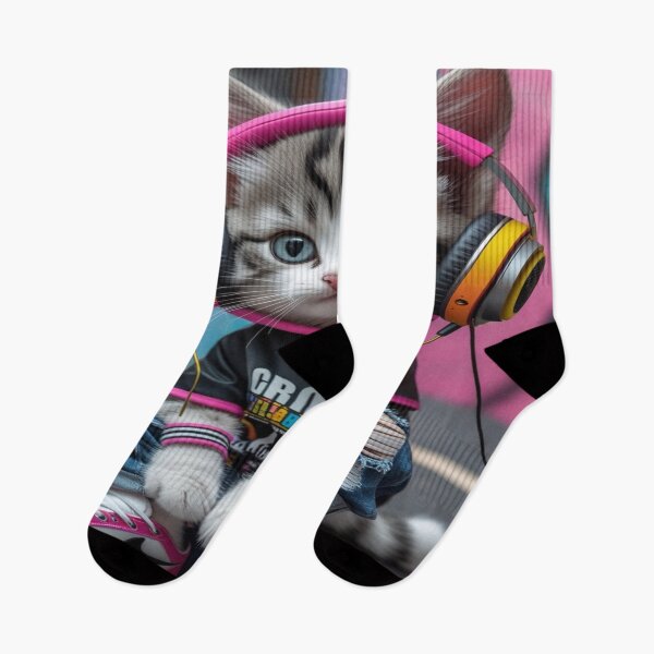 Item preview, Cat hears music designed and sold by saly55887.