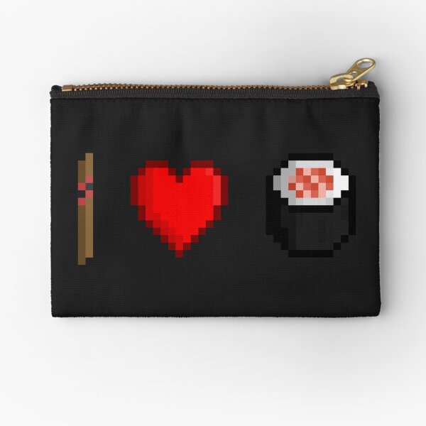 Item preview, I Love Sushi Pixel Art – Cute Retro Japanese Food Lover Design designed and sold by Dugolivia.
