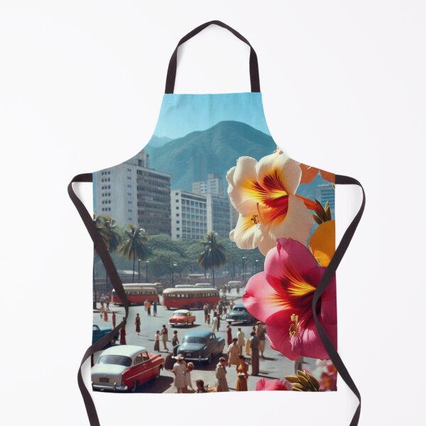 Item preview, Retro Caracas City Art – 80s Style Photo with Flower Focus and 3PM Atmosphere, Perfect for City Lovers & Tourists designed and sold by knalpot-design.