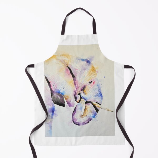 Item preview, Loose bright watercolour painting of an Elephant by Elle Smith Art designed and sold by Elle-Smith-Art.