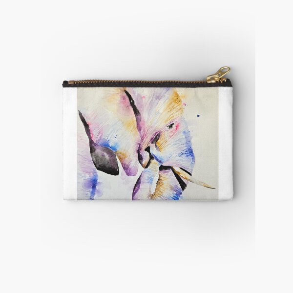 Item preview, Loose bright watercolour painting of an Elephant by Elle Smith Art  designed and sold by Elle-Smith-Art.