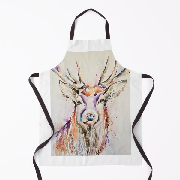 Item preview, Loose style watercolour painting of a Stag by Elle Smith Art designed and sold by Elle-Smith-Art.