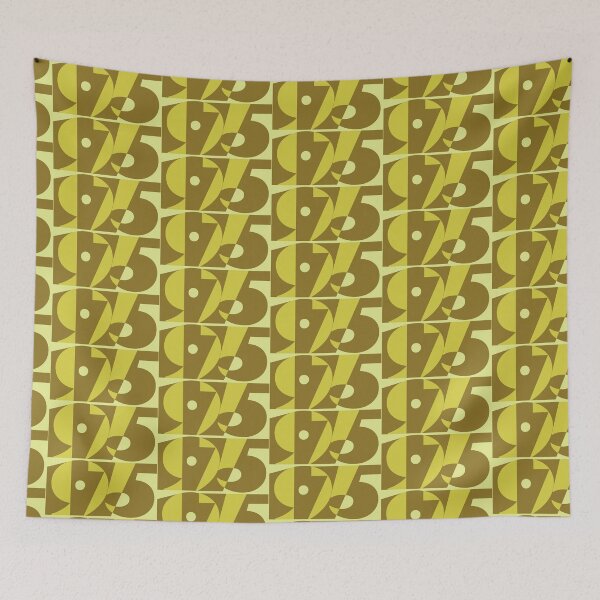 Item preview, 1975 - yellow-brown design designed and sold by BeJahMan.