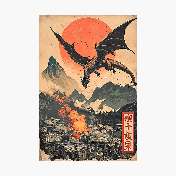 Artikelvorschau, „Rodan Wings of Thunder“ Luftkampf der Kaiju entworfen und verkauft von [EverNever] Creative Gear Alternatives.