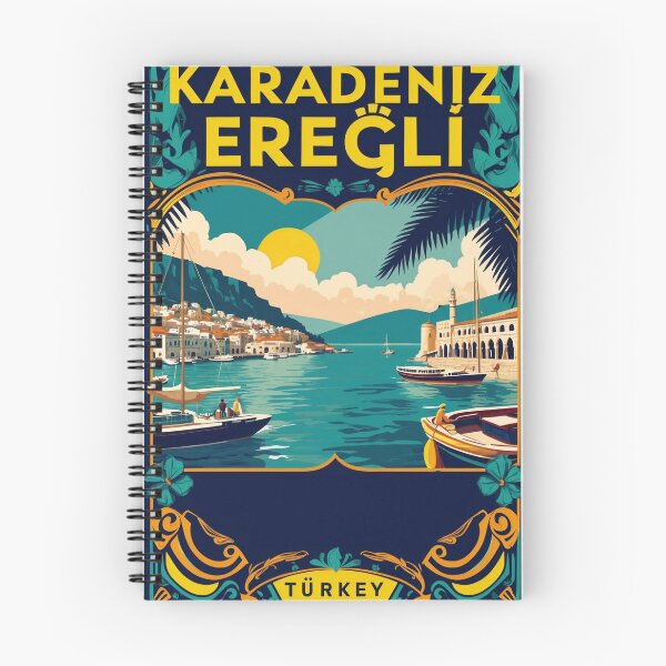 Item preview, Karadeniz Eregli Turkey Vintage Travel Tourism designed and sold by TravelersGems.