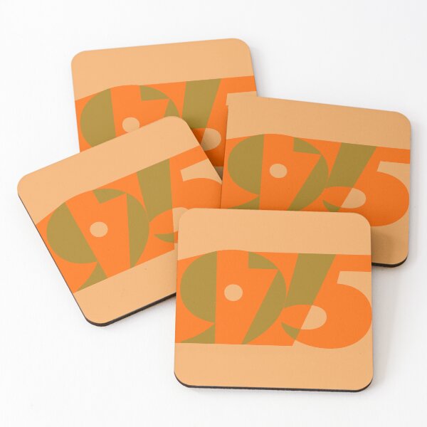Item preview, 1975 - orange-brown design designed and sold by BeJahMan.
