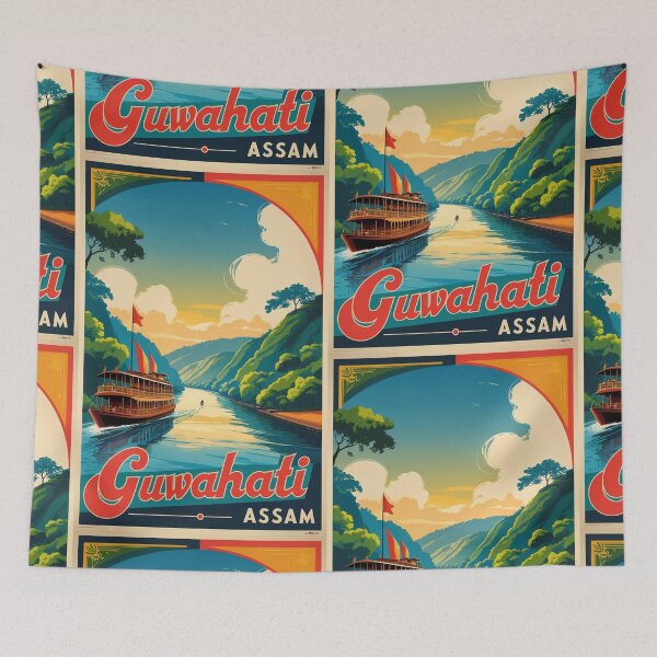 Item preview, Guwahati Assam India Vintage Travel Tourism  designed and sold by TravelersGems.