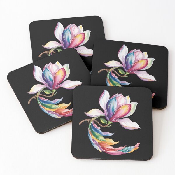 Item preview, Magnolia Blossom Colorful Watercolor designed and sold by MadCatPrints.