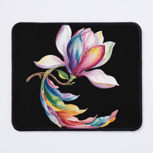 Item preview, Magnolia Blossom Colorful Watercolor designed and sold by MadCatPrints.