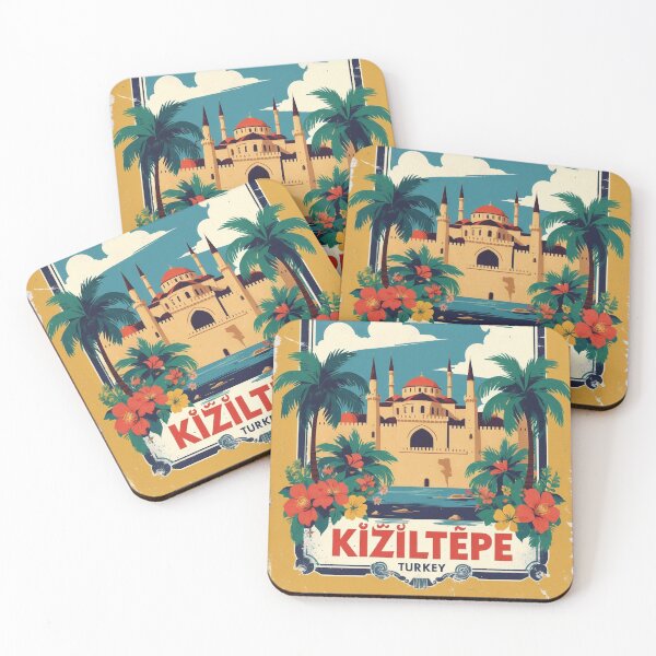 Item preview, Kiziltepe Turkey Vintage Travel Tourism designed and sold by TravelersGems.