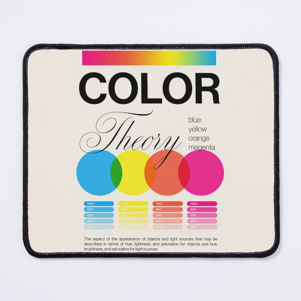Item preview, Color theory vintage poster designed and sold by AllegraMussato.