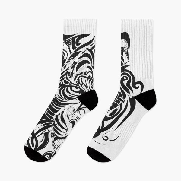 Item preview, Relentless Tribal Tattoo Tiger - in black designed and sold by ShadowAndSlate.