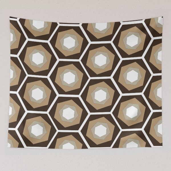 Item preview, Hexagon patterns designed and sold by Wolagno.