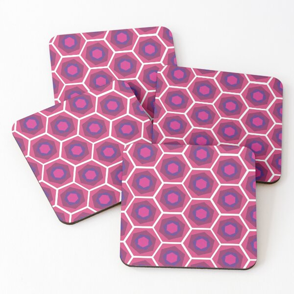 Item preview, Hexagon patterns designed and sold by Wolagno.