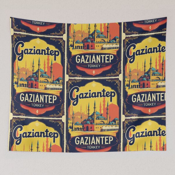Item preview, Gaziantep Turkey Vintage Travel Tourism designed and sold by TravelersGems.