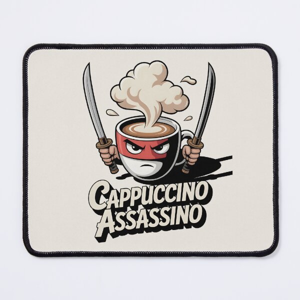 Item preview, Cappuccino Assassino Italian Meme designed and sold by AniArtPL.