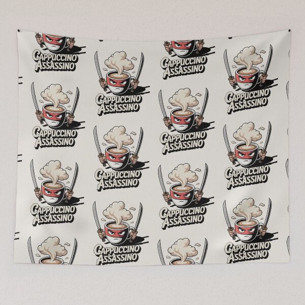 Item preview, Cappuccino Assassino Italian Meme designed and sold by AniArtPL.