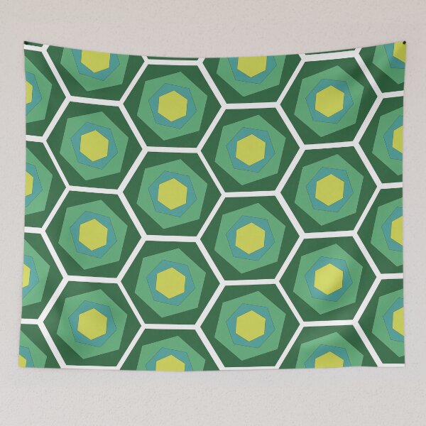Item preview, Hexagon patterns designed and sold by Wolagno.