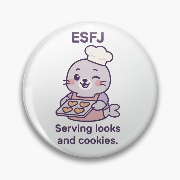Item preview, ESFJ Kawaii | Bright Caregiver Seal MBTI Cute designed and sold by SealSquad.