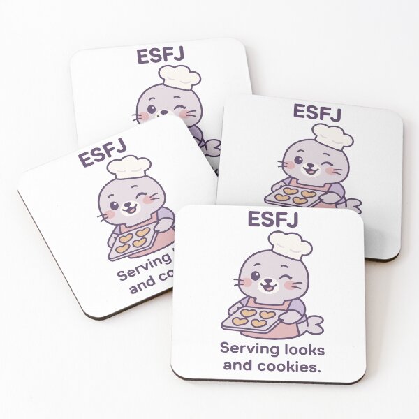 Item preview, ESFJ Kawaii | Bright Caregiver Seal MBTI Cute designed and sold by SealSquad.