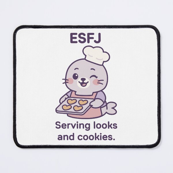 Item preview, ESFJ Kawaii | Bright Caregiver Seal MBTI Cute designed and sold by SealSquad.