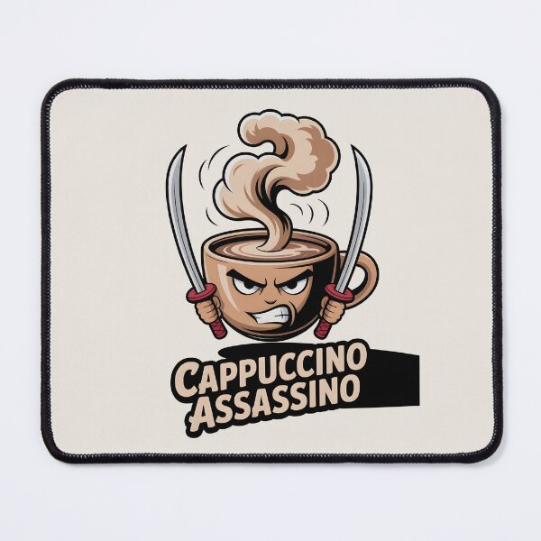 Item preview, Cappuccino Assassino Italian Meme designed and sold by AniArtPL.