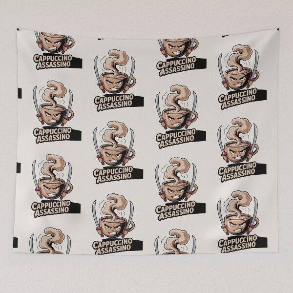 Item preview, Cappuccino Assassino Italian Meme designed and sold by AniArtPL.