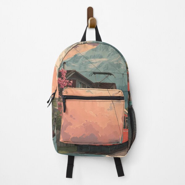 Item preview, Bern Poster – Vintage Tram & Blossoming Mountain Views designed and sold by TuncGK.