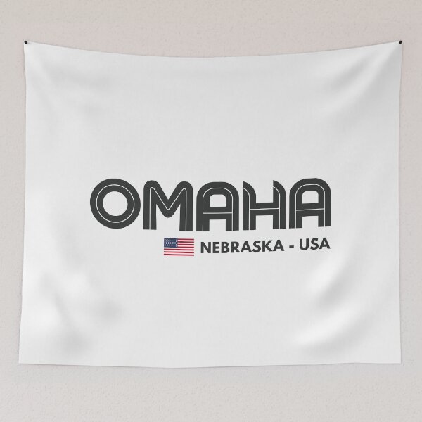 Item preview, Omaha - Nebraska - USA  designed and sold by Sketch-Shack.