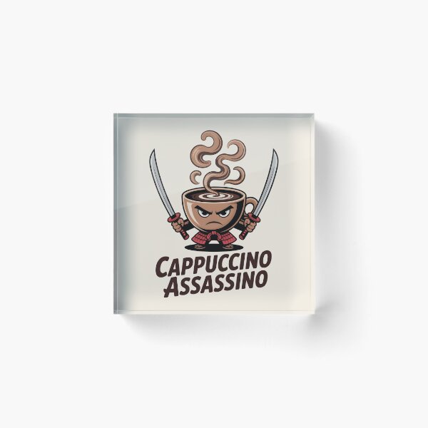 Item preview, Cappuccino Assassino Italian Meme designed and sold by AniArtPL.