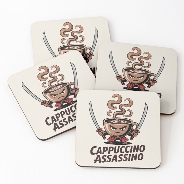 Item preview, Cappuccino Assassino Italian Meme designed and sold by AniArtPL.