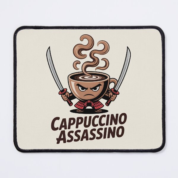 Item preview, Cappuccino Assassino Italian Meme designed and sold by AniArtPL.