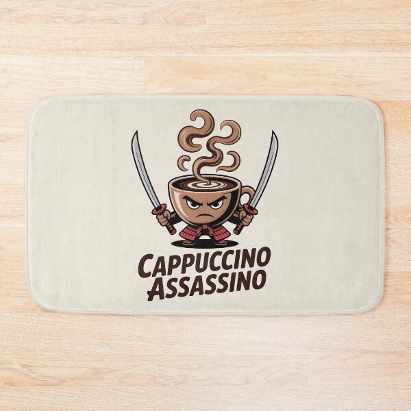 Item preview, Cappuccino Assassino Italian Meme designed and sold by AniArtPL.