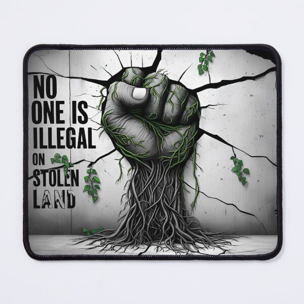 Item preview, Rebellious Roots Break Concrete Wall designed and sold by ChicTrendz.