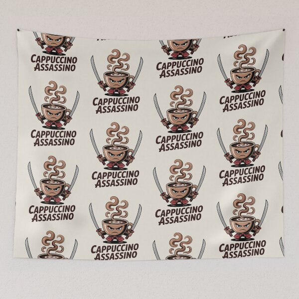 Item preview, Cappuccino Assassino Italian Meme designed and sold by AniArtPL.