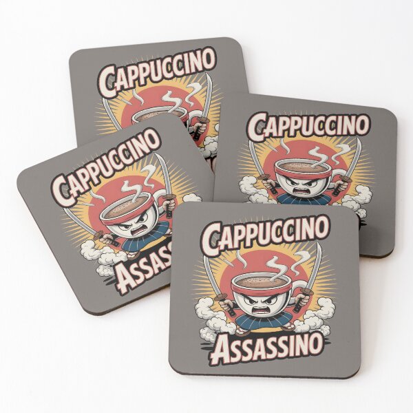Item preview, Cappuccino Assassino Italian Meme designed and sold by AniArtPL.